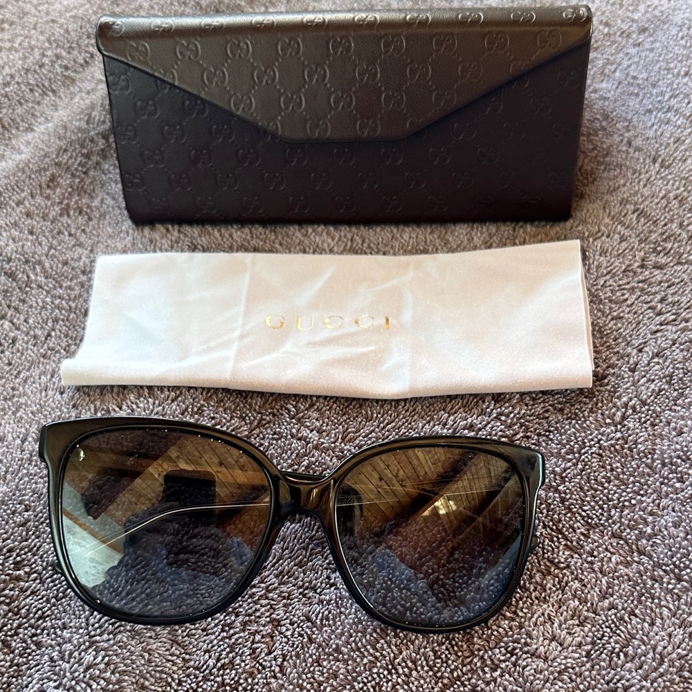 Gucci Women's Black Sunglasses